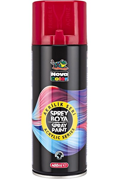 Nova Color Akrilik Sprey Boya Kırmızı 400ml