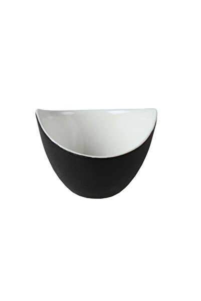 Narin Porcelain Treat Bowl - Black