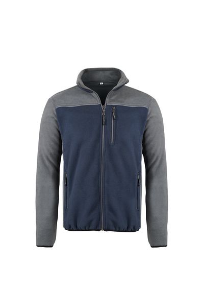 SAFEMOD Full Zippered Standard Fit 3 Pocket Men's Fleece Jacket