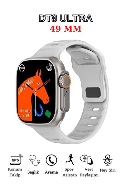 NS Store Watch 8 Dtno 1 Dt8 Ultra 49 Mm Smart Watch 2.05 Inc Ekran Gps/nfc/si...