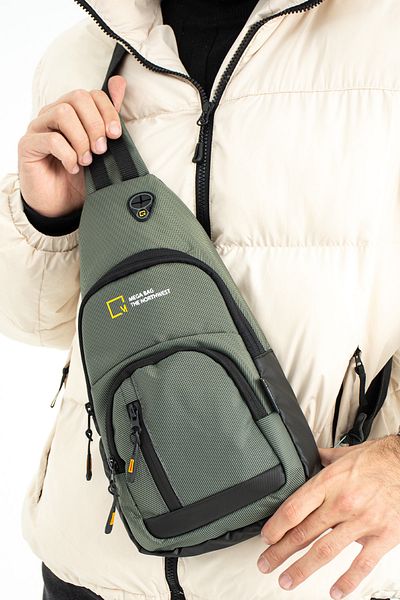YOGII Μοντέλο Florence Cross Shoulder And Chest Μαύρο Χρώμα Ποιότητας Αθλητική Τσάντα