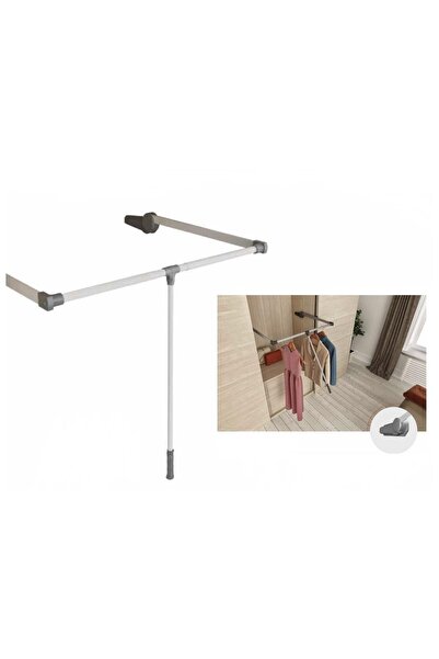 EYM Hands Lift Gardrop Dolap Elbise Askı Asansörü Gri