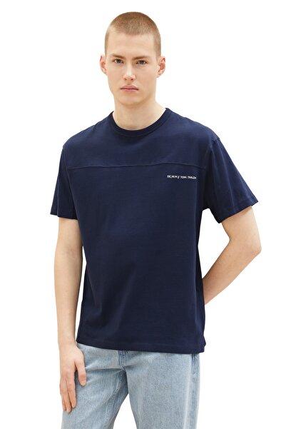 Tom Tailor Denim T-Shirt - Blau - Relaxed Fit