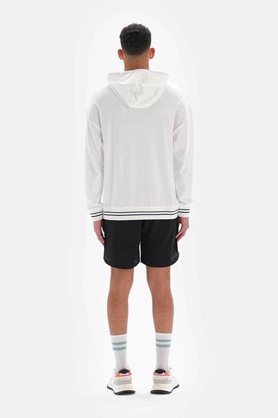 Dagi Weißes No Man's Land-Sweatshirt für Herren