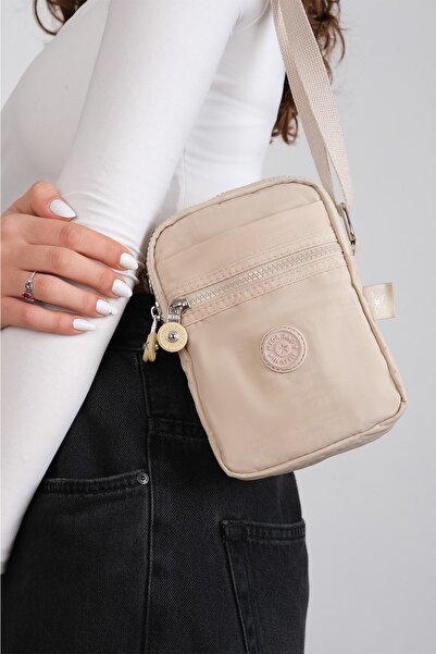 YOGII Geantă de umăr și piept model Verona cu curea de calitate și fermoar