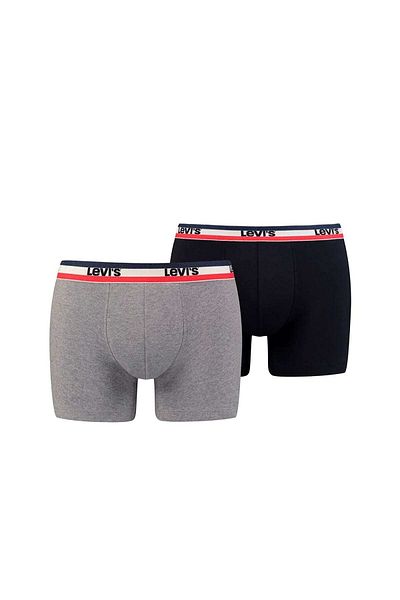 Levi's Logo-Boxershorts – Herren Sportswear, 2er-Pack