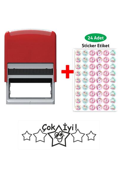 Baskı Life Öğretmen Kaşesi, Aferin Kaşe Otomatik Mühür Kaşe 32