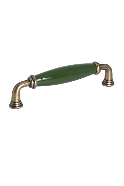 Porcellana Perla Porselen Kulp Dolap Çekmece Mobilya Mutfak Çocuk Kulbu 160 Mm (160cm ) Antik Sarı-yeşil-stk5105