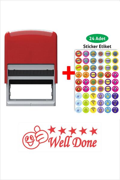 Baskı Life Öğretmen Kaşesi Well Done!