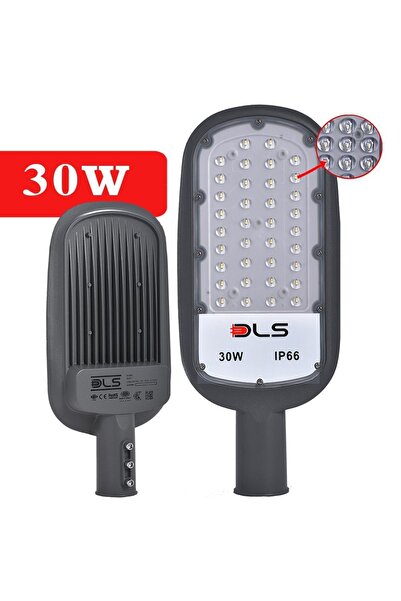 DLS 30w Led Yol Sokak Armatür Park Bahçe Çevre Site Bina Dış Mekan Lamba Aydınlatma Ledli Sokak Arma