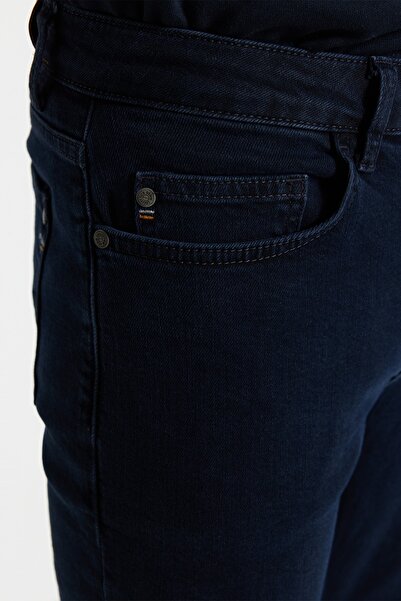 Trendyol Collection Темно-сині джинси преміум-класу Skinny Fit з еластичної тканини TMNSS23JE00039