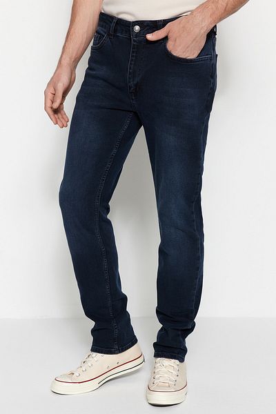 Trendyol Collection Jeans - Navy blue - Straight