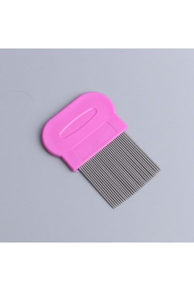 Lionesse Tarko 58 Lice Comb Metal Pink