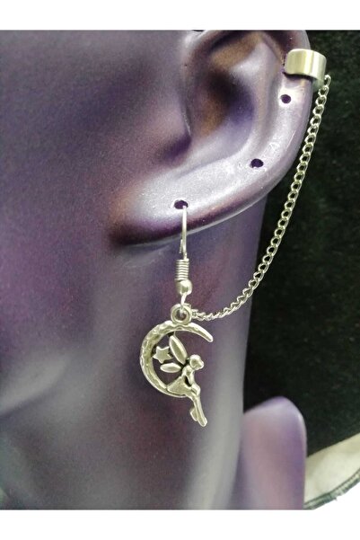 Fugusugu أقراط مون آند فيري هيليكس المضغوطة