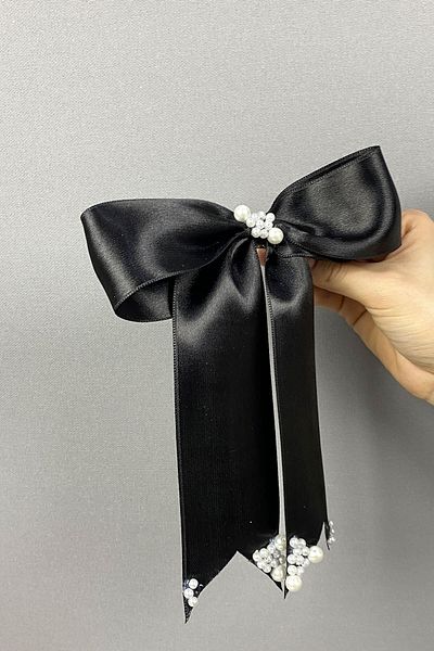 FdayAksesuar Sortiment de agrafe de păr cu design special negru cu perle și pietre – clemă – clemă