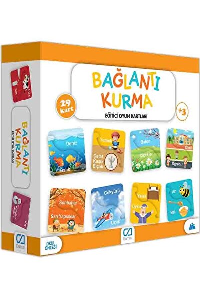 CA Games Ca Gamez Bağlantı Kurma Eğitici Oyun Kartları