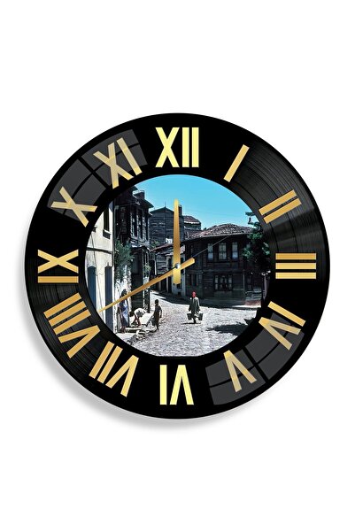 EMYA HOME Ceas din sticlă Old Istanbul Plak - 40 cm