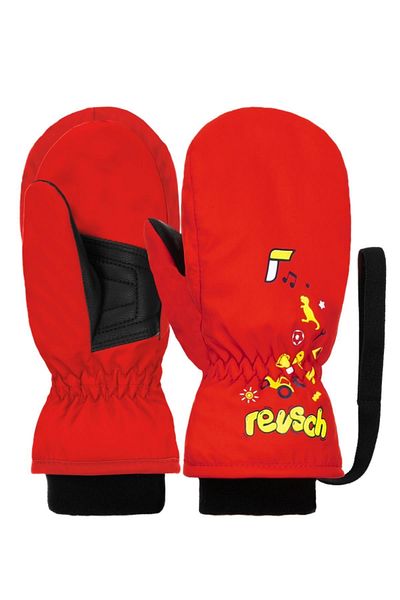 Reusch قفازات تزلج حمراء للأطفال