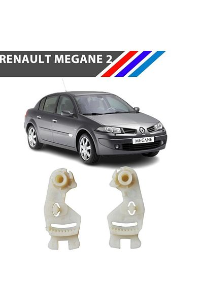 MEPARTS Renault Megane 2 Door Lock Motor Repair Clip Right Left Set
