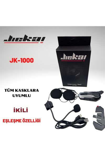 JİEKAİ Jieai Interkom Bluetooth Jk-1000 Gri