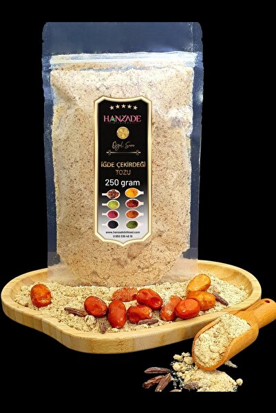 Hanzade Bitkisel Iğde Çekirdeği Tozu 250 Gr Taze Öğütülmüş Günlük Çekim