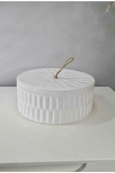 Orange Atelier Decorative Jewelry Box Large Size Box with Lid Scandinavian Style Decoration Product Cylinder Box