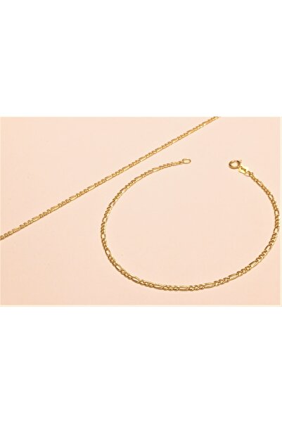 Hakan Güler Kuyumculuk 14 Ayar Altın Figaro Bileklik