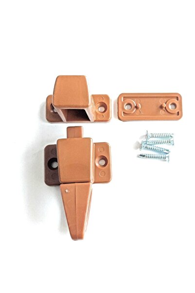 Genel Markalar Pvc Vasistas Çarpma Mandal Plastik A Meşe Kahverengi - Mobilya Kilitleri - Tek Ebat