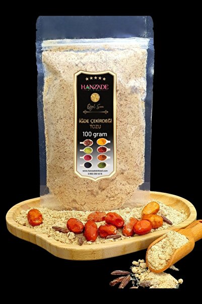Hanzade Bitkisel Iğde Çekirdeği Tozu 100 Gr Taze Öğütülmüş Günlük Çekim