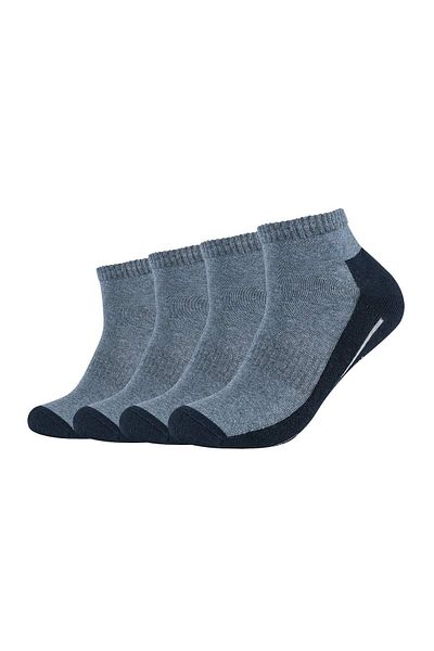 camano Unisex Socken - Pro Tex Function Quarter, einfarbig, 4er Pack