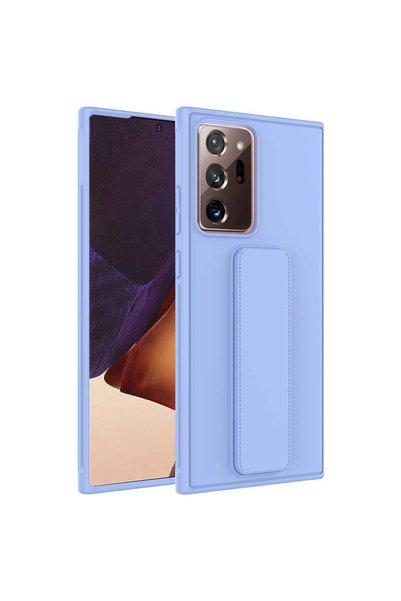 ZM STORE حافظة سامسونج جالاكسي نوت 20 الترا بغطاء سيليكون ذو سطح أملس مع حامل...