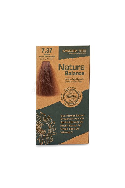 NATURABALANCE Nb Organik Saç Boyası No:7.37 Badem