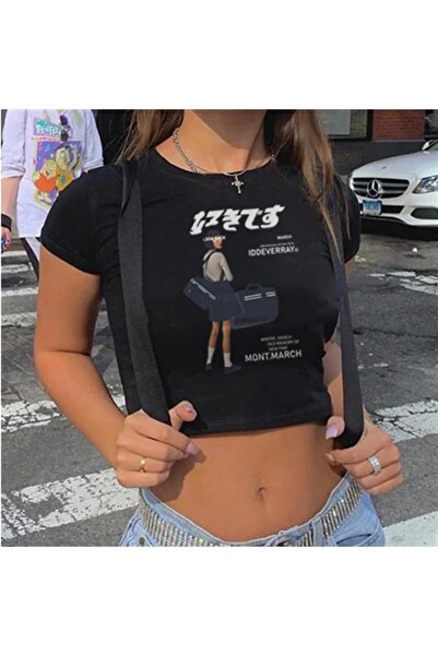 Gofeel March Iddeverray Μπλούζα με σχέδια Unisex Gothic σε μαύρο χρώμα Haraju...