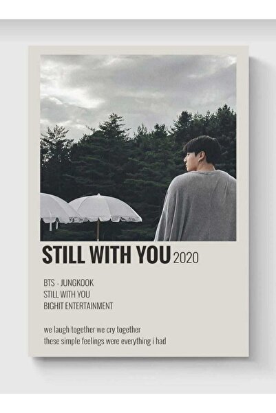 fırsatlar diyarı Bts Still With You Kpop K-pop Info Card Bilgi Kartı Minimali...