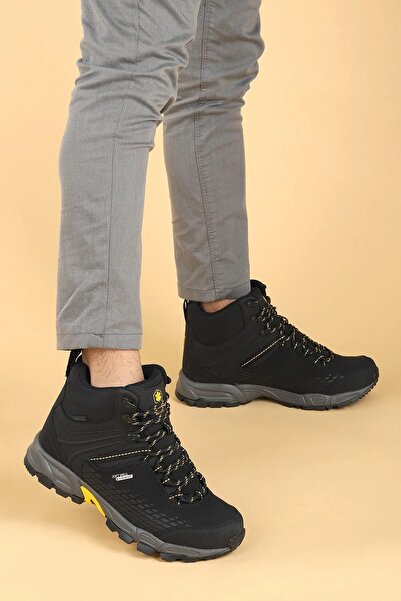 lumberjack Μαύρα αδιάβροχα ανδρικά παπούτσια για σκάφος