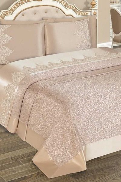 Elena Home Комплект двойно легло Selin Капучино