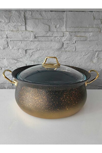 En Ucuz Mağaza Granite Copper Model Induction Cooker Compatible Deep Pot 24x1...