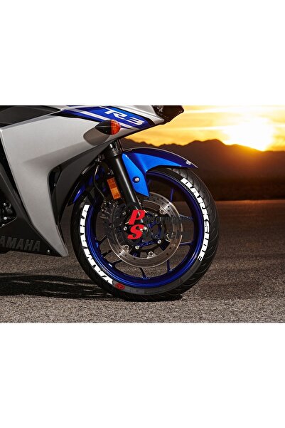 Performance Stickers Yamaha Darkside Motorsiklet Lastik Sticker Lastik Yazısı...