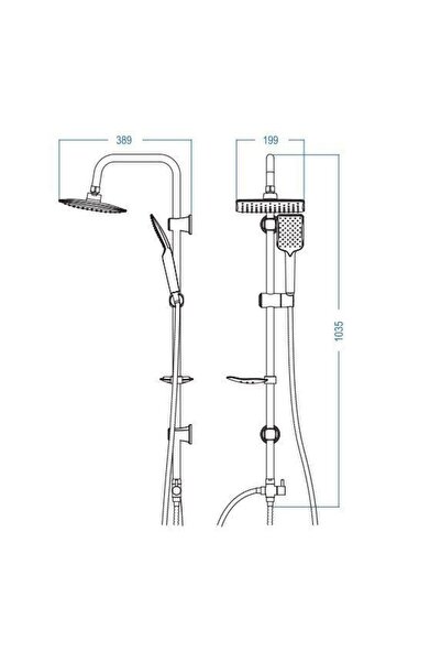 Artema Solid S Batarya Seti + Master Slot Sürgülü Duş Takımı
