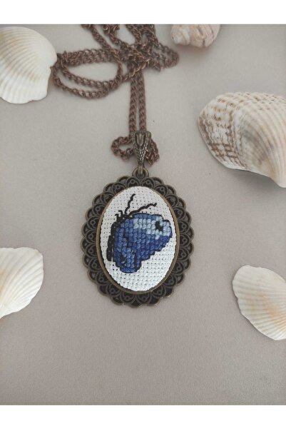 Roseland Hand Made Otantik Etamin Kadın Kolye