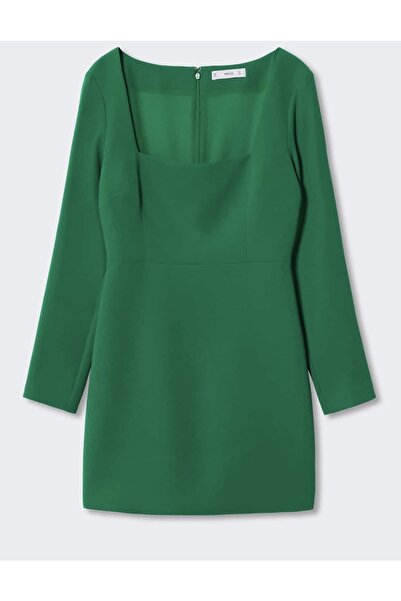 MANGO Woman Mango Kadın Fitted Kesim Elbise