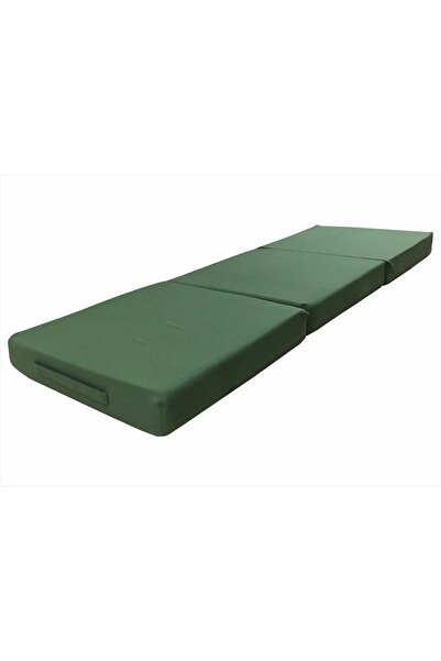 REMEGE Deprem Yatağı - Üçe Katlanır Koltuk Yatak - Çadır Içi Katlanır Yatak - Kamp Yatağı 60x180x9,5 Cm