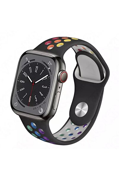 Mi7a Apple Watch 2 3 4 5 6 7 8 Se Ultra 42mm 44mm 45mm 49mm Uyumlu Silikon De...
