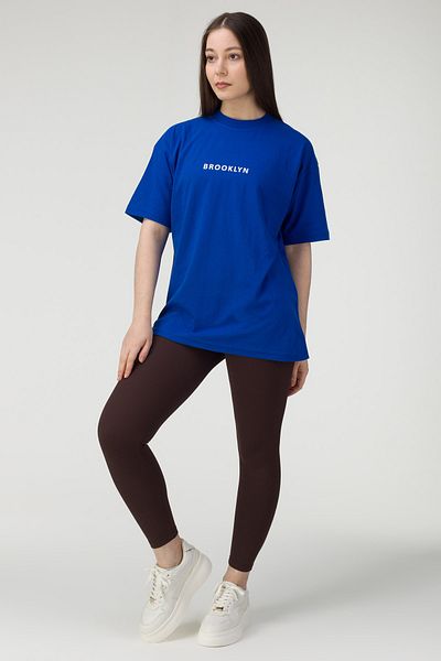MODAGEN Μπλουζάκι Unisex Sax Blue Brooklyn Printed