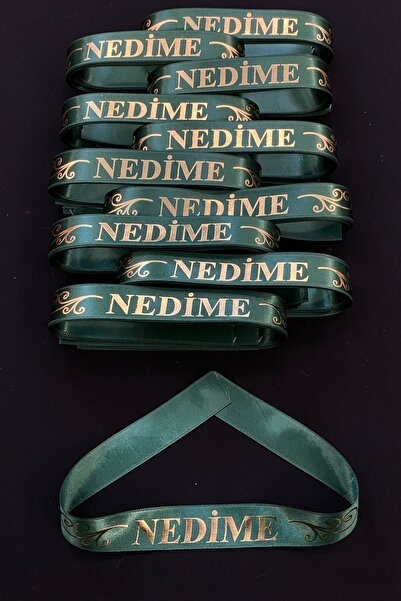 ZEYMERADE Yeşil Nedime Kol Kurdele Bileklik Bant, Kına Gecesi Düğün Bride Bek...