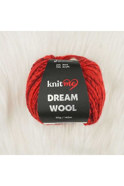 knitme Dream Wool Μειγμα Ίνας Χειροποίητης Πλέξης %25 Μαλλί %75 Ακρυλικό 50 Gr, 145 Mt