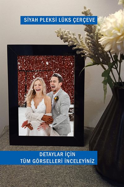 yhfoto 12 Pieces 20x20 Black Mirror Plexiglass Frame - Luxury Plexiglass Frame