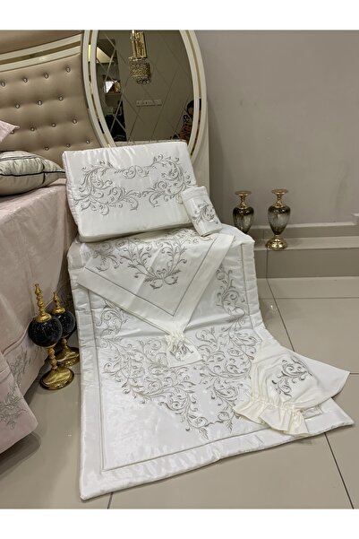 incisecrethome Nakışlı Seccade Seti Veya Nişan Bonça Seti 6 Parça