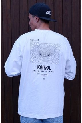 Kangol Beyaz S rt Bask l Erkek Uzun Kollu Erkek Sweatshirt Fiyat Yorumlar Trendyol