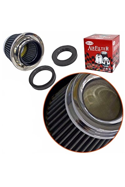 Carub 2 جهاز فلتر هواء كروم رمادي Hko